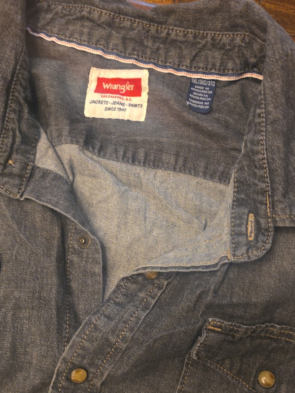 Wrangler Stone Faded Jean Jacket